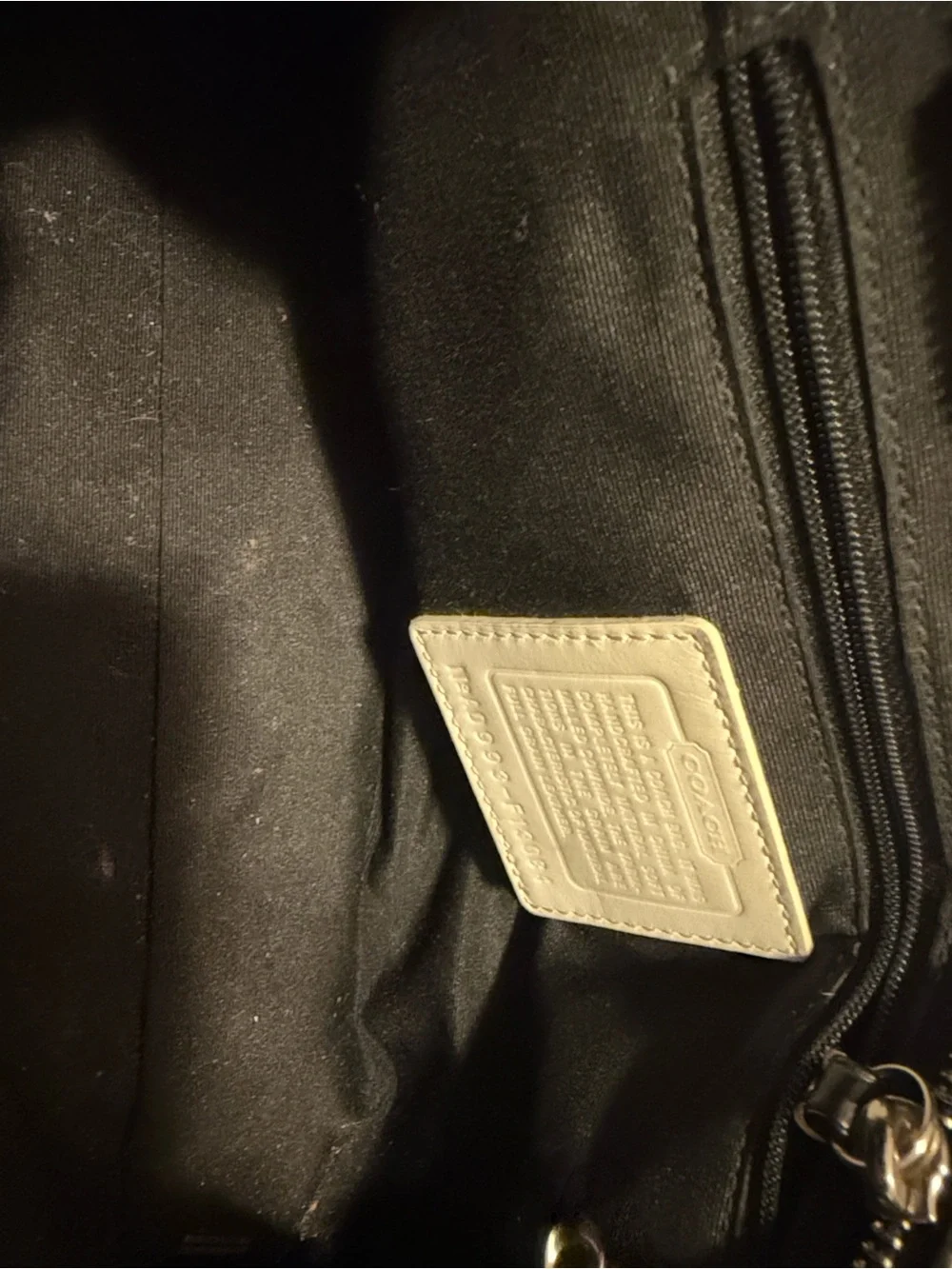 Send offers! Best offer accepted Vintage Coach Two-Tone Cream and Black Leather